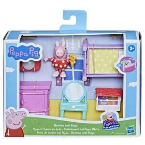 Peppa Pig Peppa’s Adventures Bedtime Accessory Playset – Ages 3+ – New